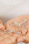 Heliophilia Silver Pendientes de Metal Plateado ELKGC68394G